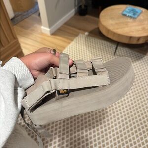 Teva Women's Tan Platform Sandals